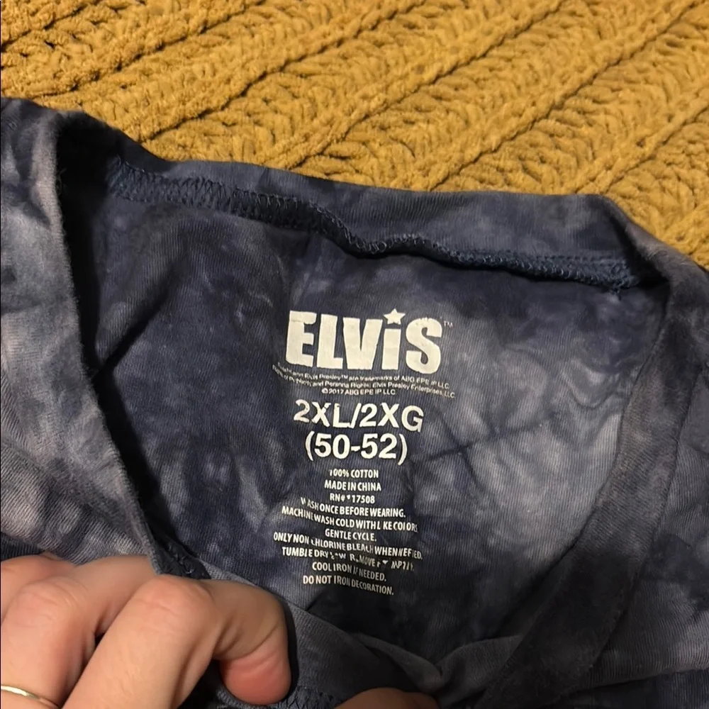 Tie-dye Elvis Presley tank top t-short - Picture 2 of 3